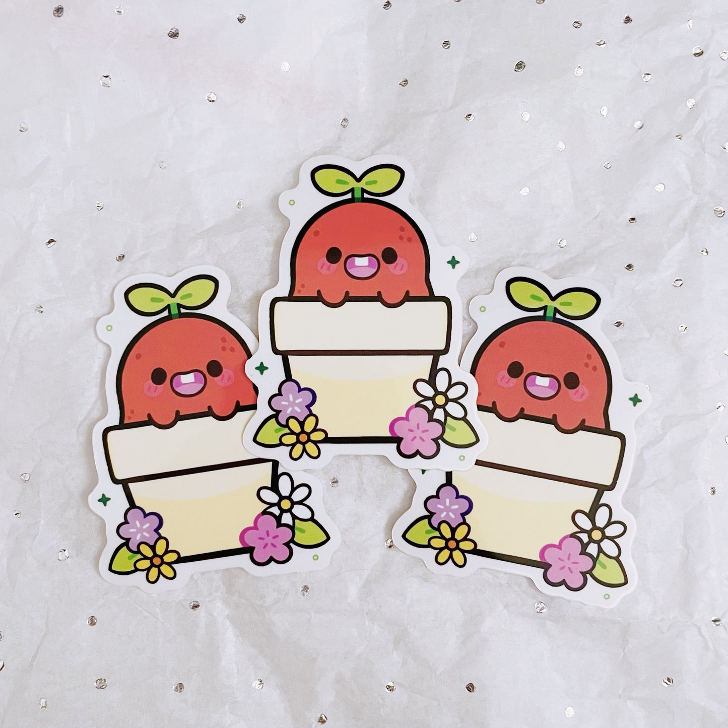 Baby Tato Clear Vinyl Sticker