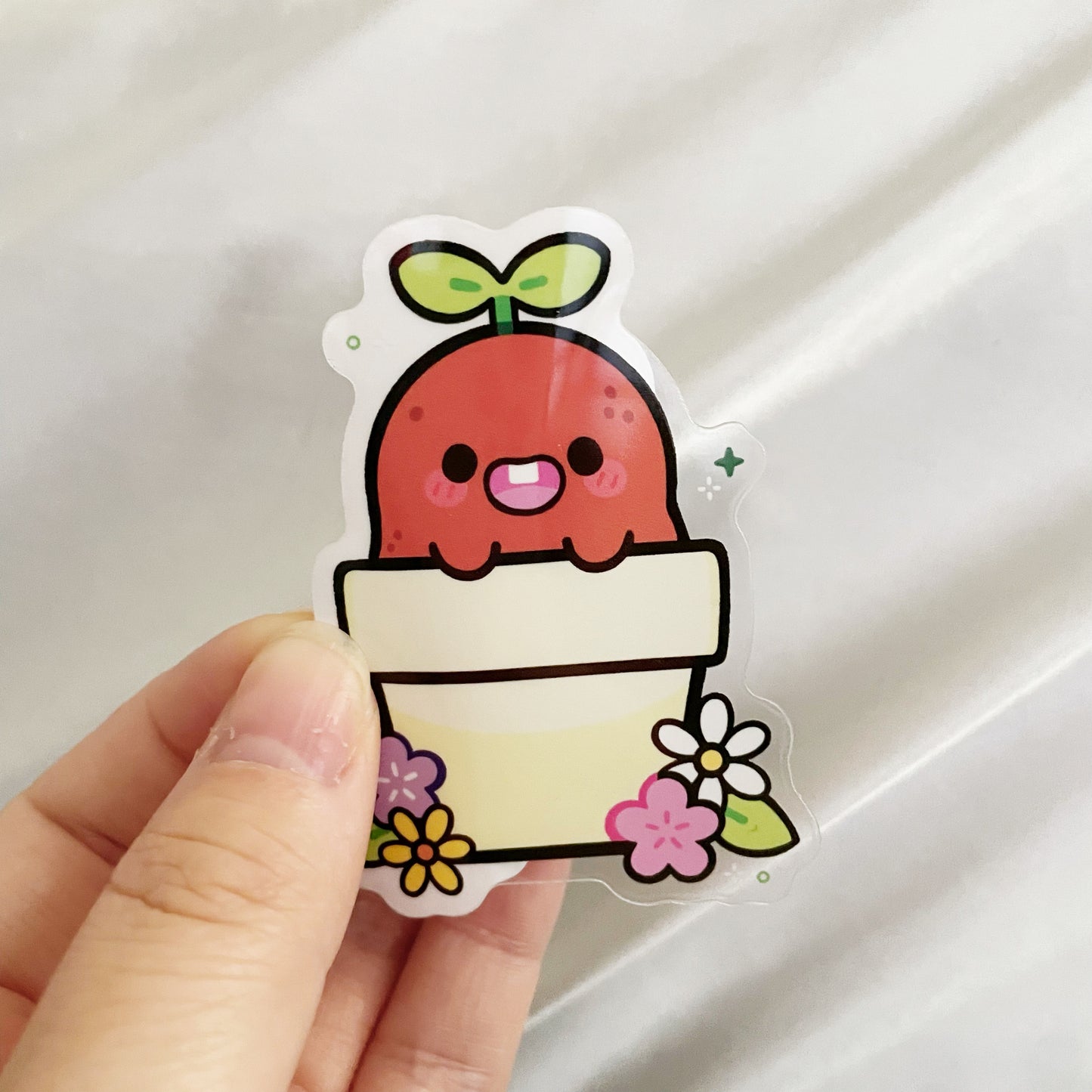 Baby Tato Clear Vinyl Sticker